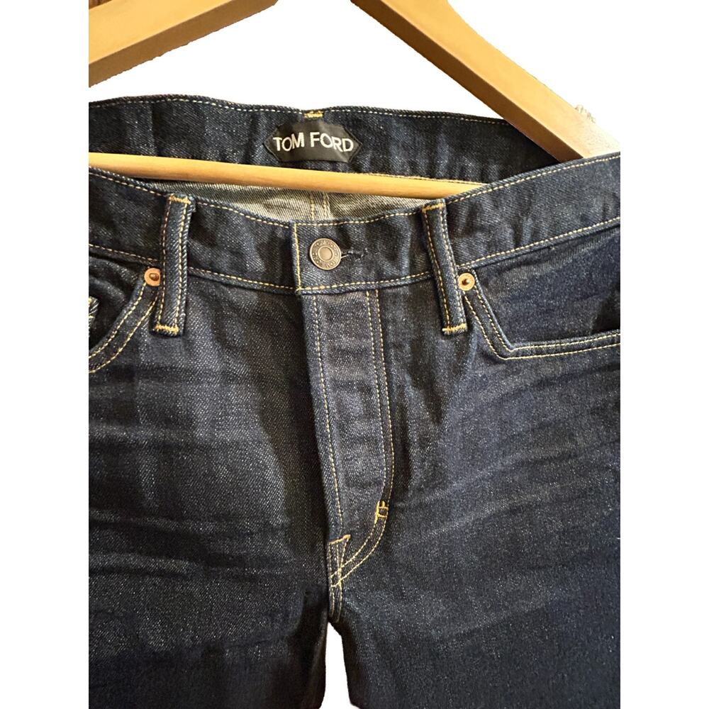Tom Ford Moleskin Slim Fit Denim Jeans Slim Fit s/s 23 Indigo Size 34